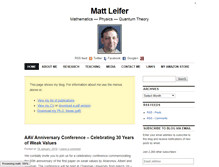 Tablet Screenshot of mattleifer.info